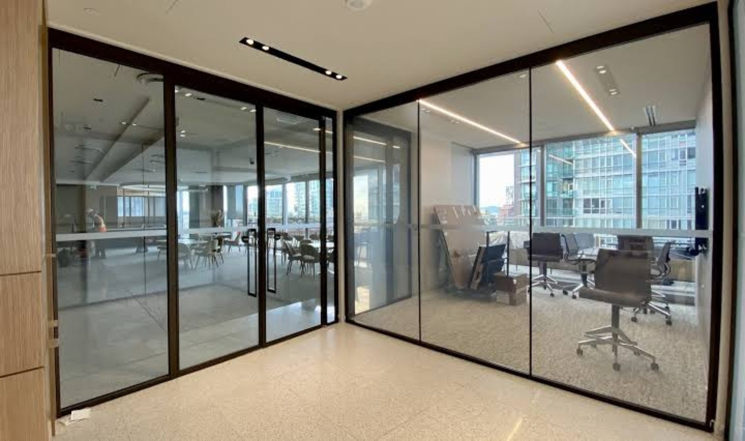 Office building architectural glazing
