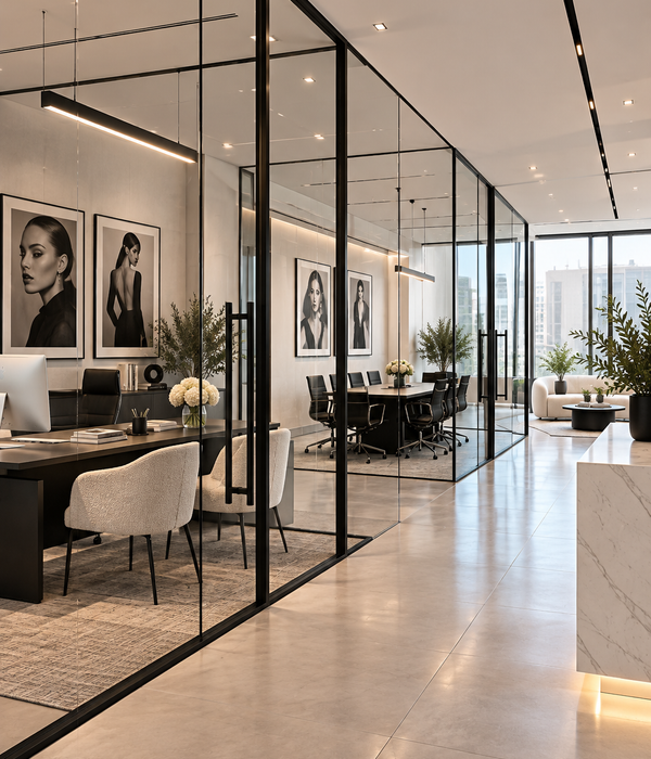 Framed glass partitions