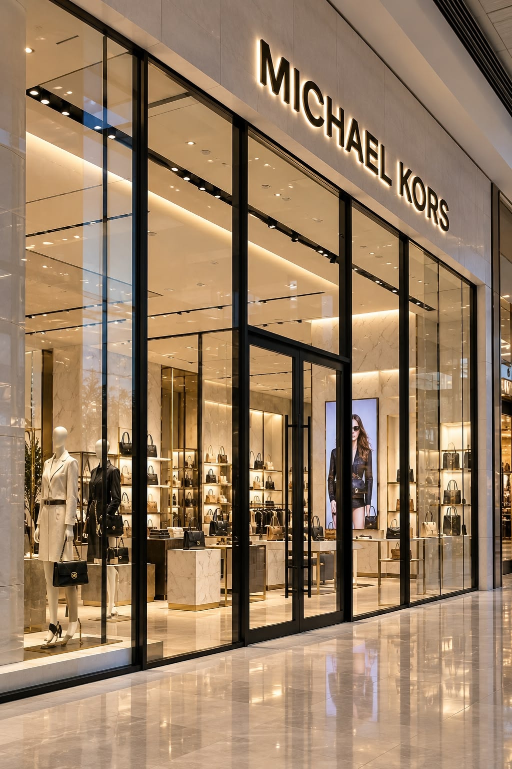 Glass shop storefront exterior commercial building