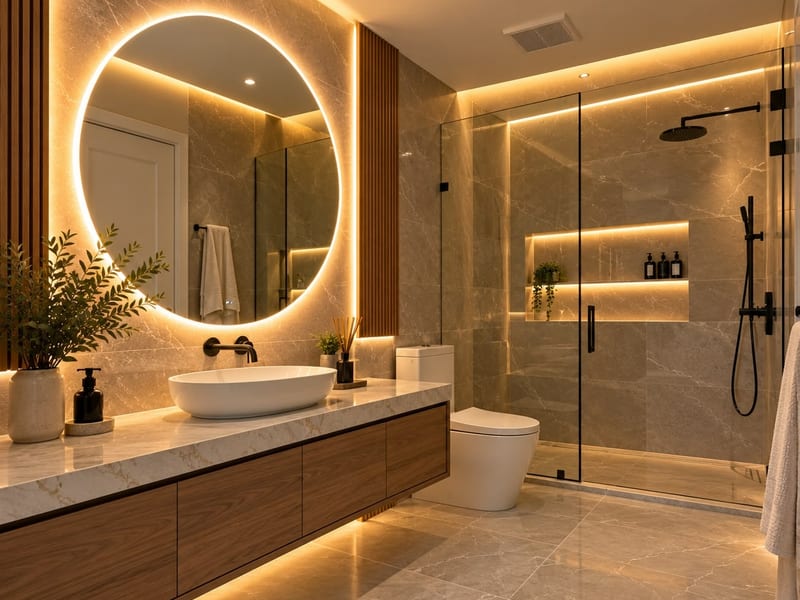 Custom wall mirror